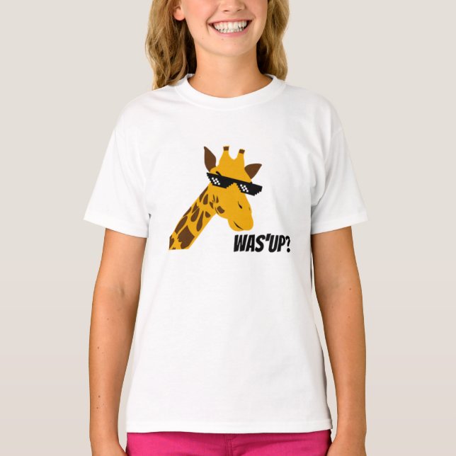 Giraffe-Sprichwort T-Shirt (Vorderseite)