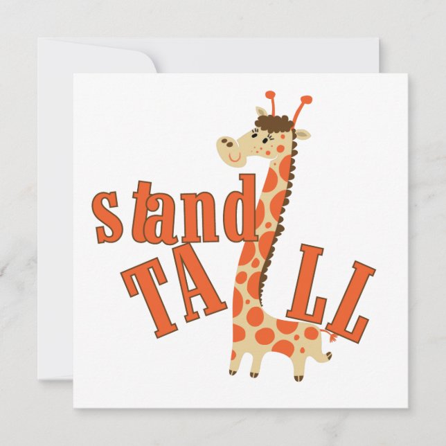 Giraffe Stand Tall (Vorderseite)