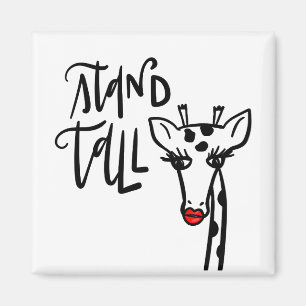Giraffe - Stand Tall Magnet