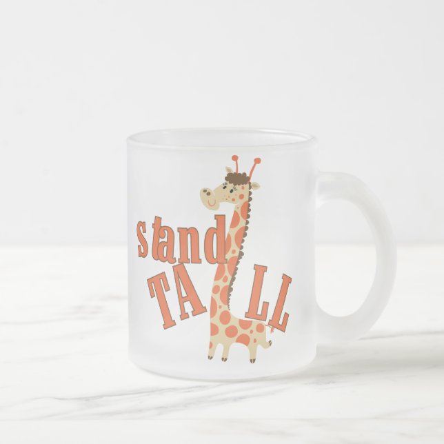Giraffe Steh Hoch Mattglastasse (Rechts)