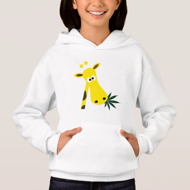 Giraffe Stoned Hoodie (Vorderseite)