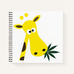 Giraffe Stoned Notizbuch