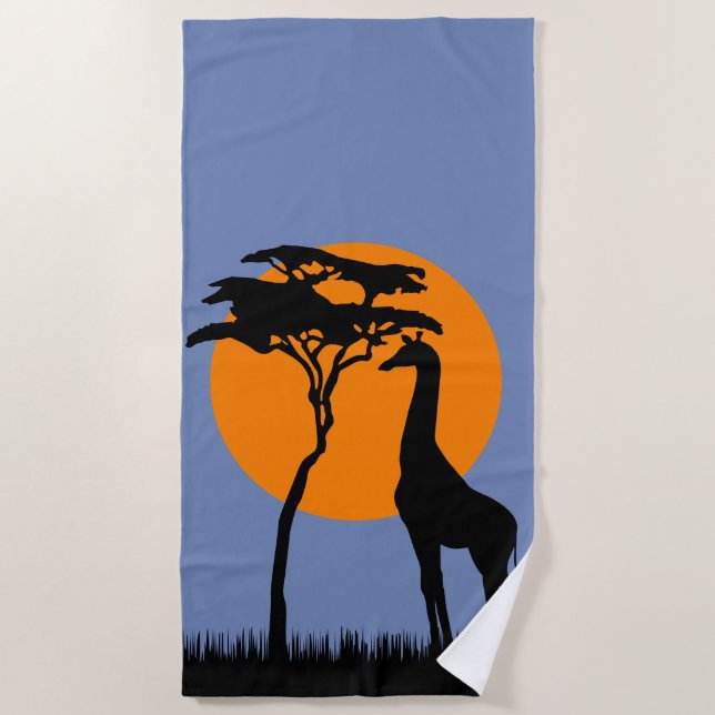 Giraffe Strandtuch (Vorderseite)