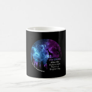 Giraffe Suicide Awareness Bleibe Starkes Giraffeng Kaffeetasse
