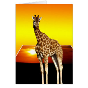 Giraffe Sunshine Popout Art,