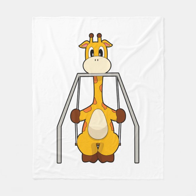 Giraffe Swing Fleecedecke (Vorderseite)