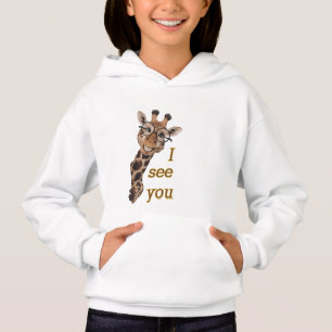 Giraffe.Text.Ich sehe dich Hoodie