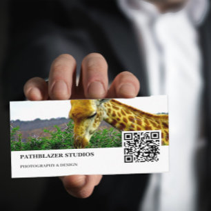 Giraffe Thorn Tree   Naturfotografie   Visitenkarte