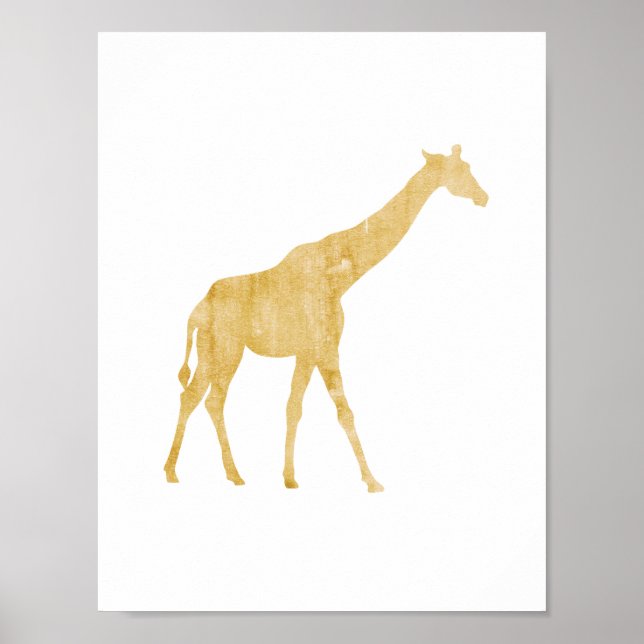 Giraffe, Tier, Safari-Stil, Boy-Zimmer-Poster Poster (Vorne)