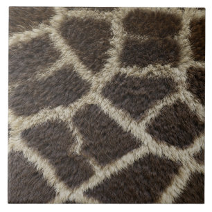 Giraffe Tierfell Haut Textur wild Leder Muster Fliese