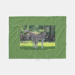 Giraffe Twins Niedlich Personalize Destiny's Fleecedecke