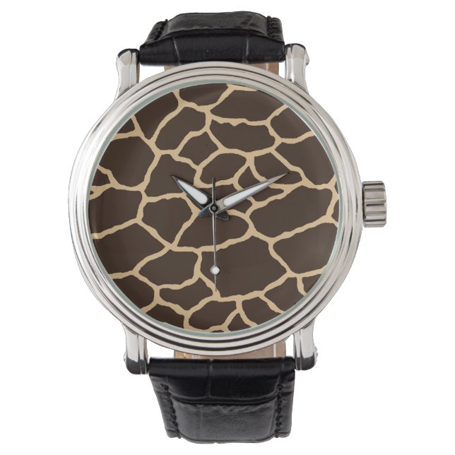 Giraffe | Überwachung Armbanduhr (Vorderseite)