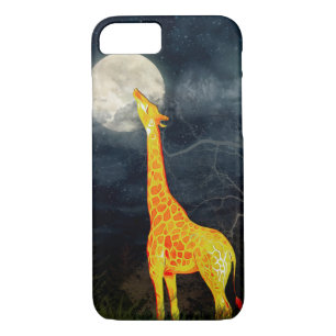 Giraffe und Moon iPhone Samsung Galaxy S6/S5 Hülle