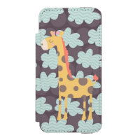 Giraffe und Wolken
