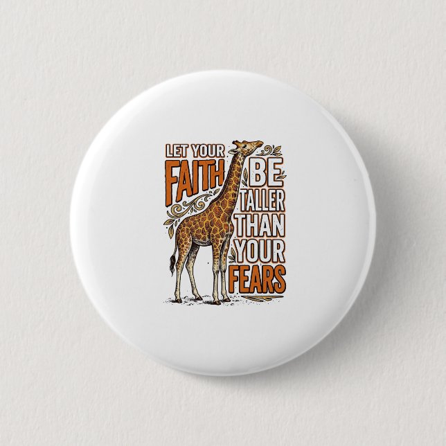 Giraffe Vintage Inspirations-Shirt-Design_1 Button (Vorderseite)