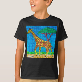 Giraffe (vivid) - Boy's Basic T - Shirt