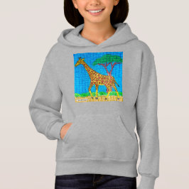Giraffe (vivid) - Mädchenhorodie Hoodie
