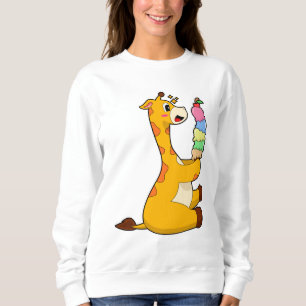 Giraffe Waffeleis Sweatshirt