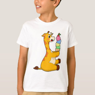 Giraffe Waffeleis T-Shirt