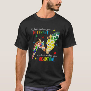 Giraffe, was Sie zu einem anderen Bewusstsein für T-Shirt