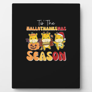 Giraffe Weihnachten Halloween Das ist die Hallotha Fotoplatte