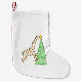 Giraffe Weihnachtsfest-Strumpf Kleiner Weihnachtsstrumpf