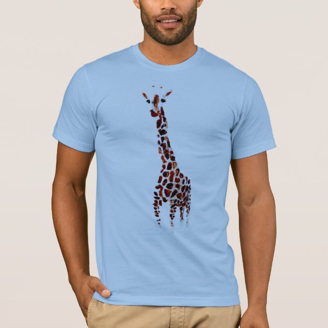 Giraffe Wildlife Art T-Shirt (Vorderseite)