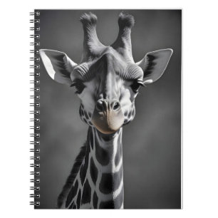 Giraffe Wildlife Majestic Nature Life Art Poster Notizblock