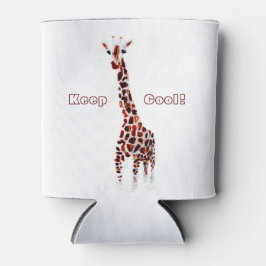 Giraffe Wildlife Personalisiert Party Dosenkühler