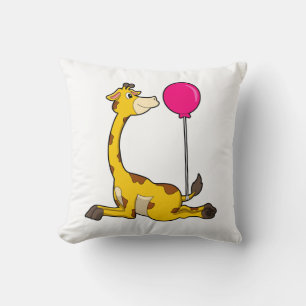 Giraffe with Balloon Kissen