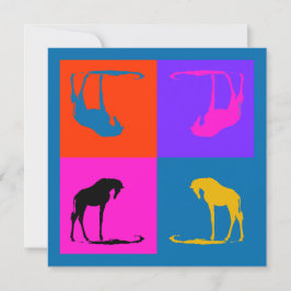 Giraffe Wreath risingdove.com Dankeskarte