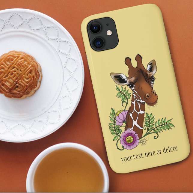 Giraffe Yellow Portrait-Blume Case-Mate iPhone Hülle (Von Creator hochgeladen)