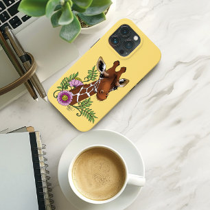 Giraffe Yellow Portrait-Blume Case-Mate iPhone Hülle
