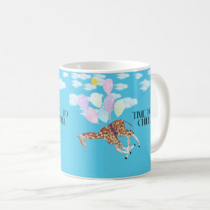 Giraffe Zeit zum Schütteln Kaffeetasse