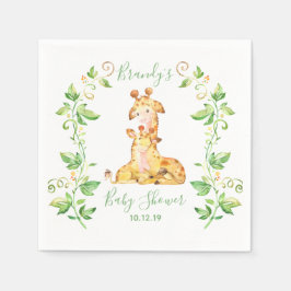 Giraffe Zoo Jungle Animals Kinderdusche Serviette