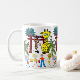 Giraffe Zoo Singe Mug