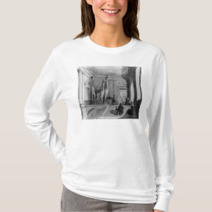 Giraffen auf dem Treppenhaus in den Briten T-Shirt