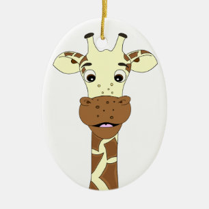 Giraffen-Cartoonverzierung Keramikornament