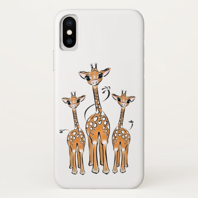 Giraffen Case-Mate iPhone Hülle (Rückseite)