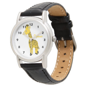 Giraffen-Design Armbanduhr