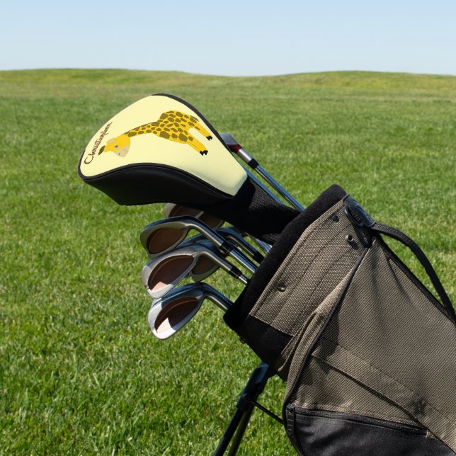 Giraffen-Design Golf Headcover (In SItu)