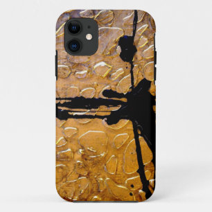 Giraffen-Druck durch abstrakte Künstler-Stechpalme iPhone 11 Hülle