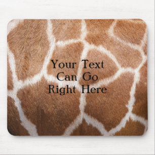 Giraffen-Druck Mousepad