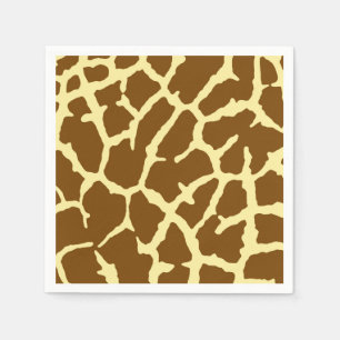 Giraffen-Druck Serviette