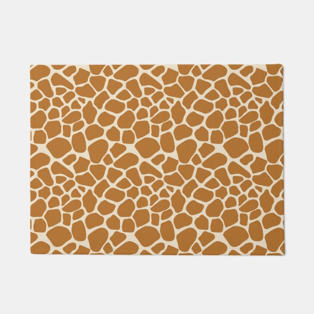Giraffen-Druck-Tür-Matte Fußmatte (Vorderseite)