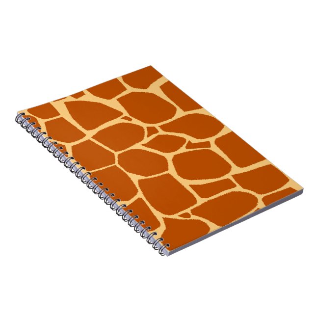 Giraffen-Druckmuster Notizblock (Rechte Seite)