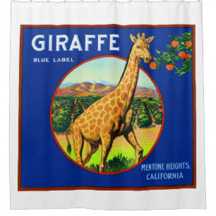Giraffen-Duschvorhang Duschvorhang