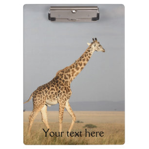 Giraffen-Foto-Clipboard Klemmbrett