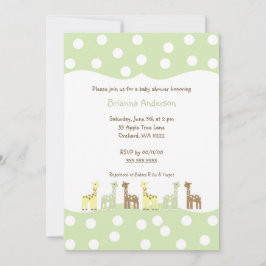 Giraffen-Freund-Babyparty laden Einladung