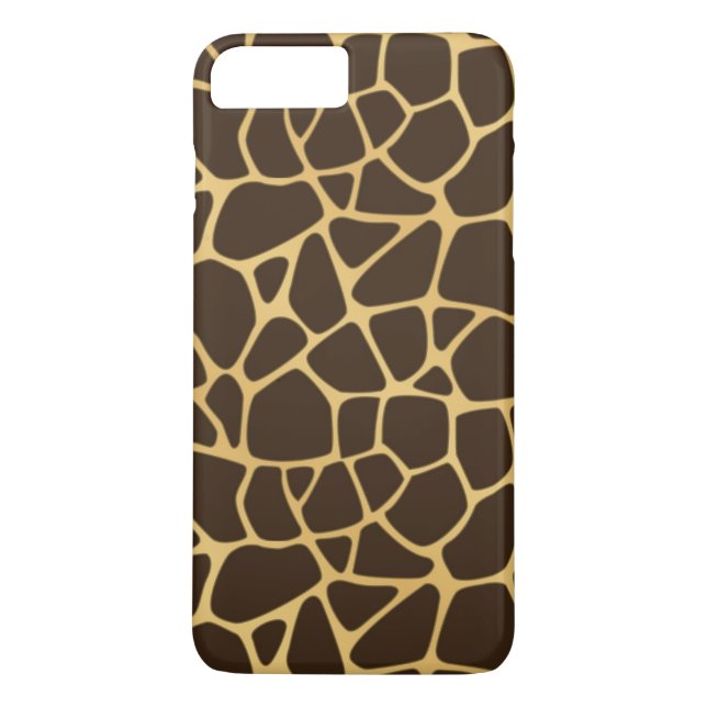 Giraffen-gepunkteter Hintergrund Case-Mate iPhone Hülle (Rückseite)